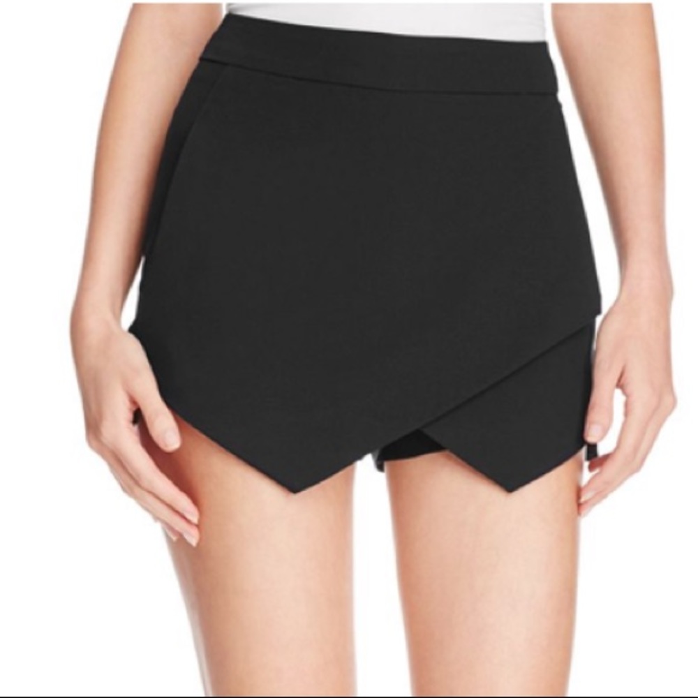 Aqua Faux Wrap Skort